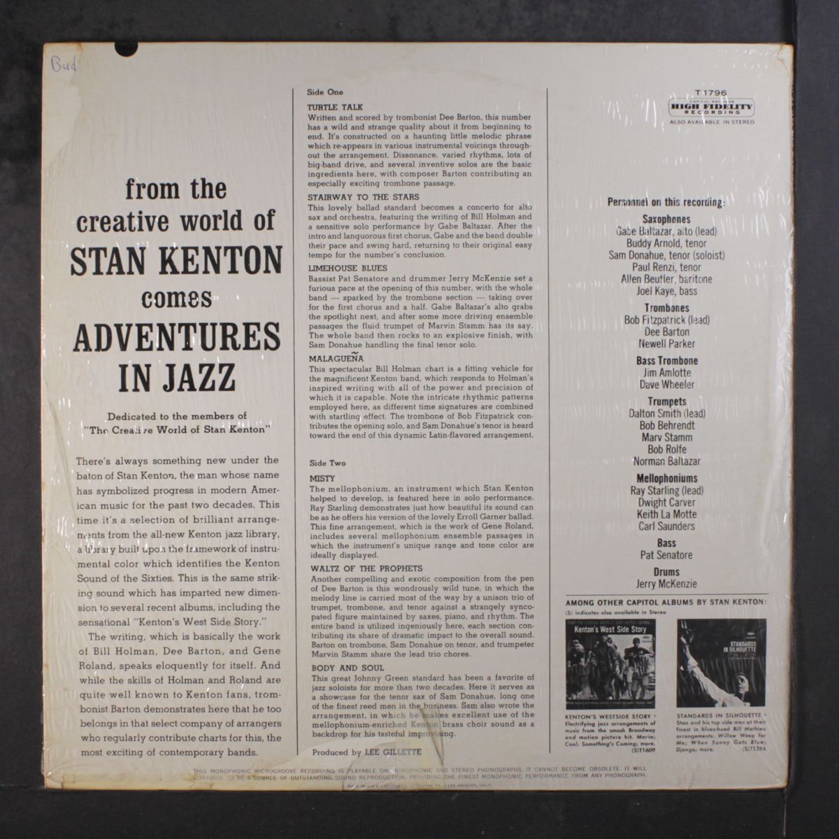 adventures in jazz by STAN KENTON