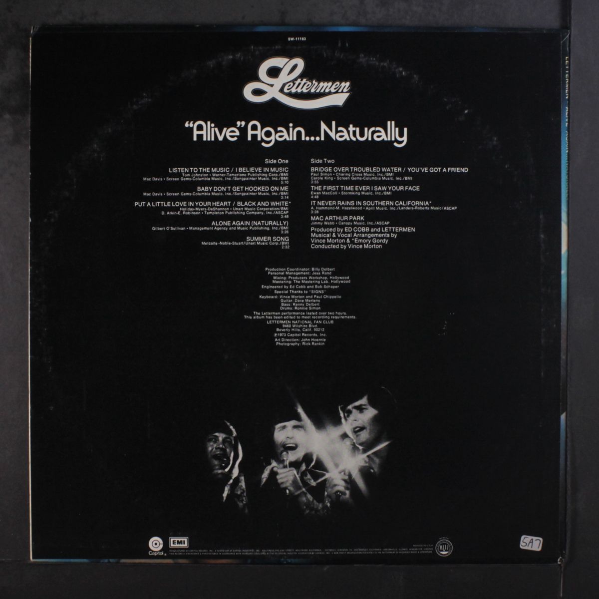 alive again...naturally by LETTERMEN