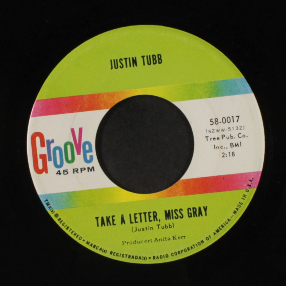 here i sit a-waitin' / take a letter, miss gray by JUSTIN TUBB