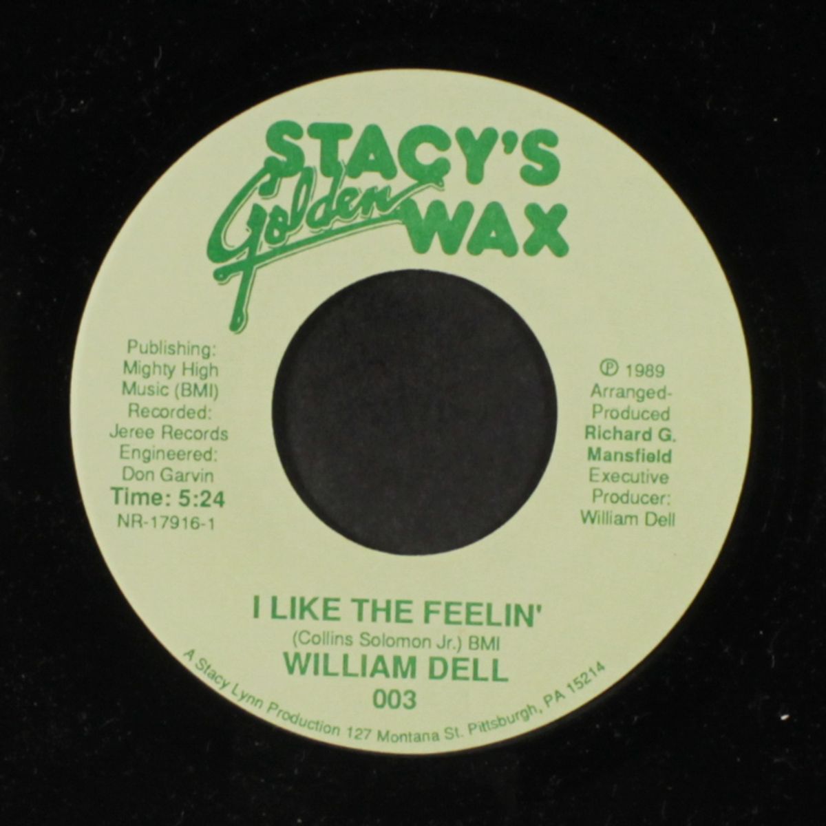 i like the feelin' / same by WILLIAM DELL
