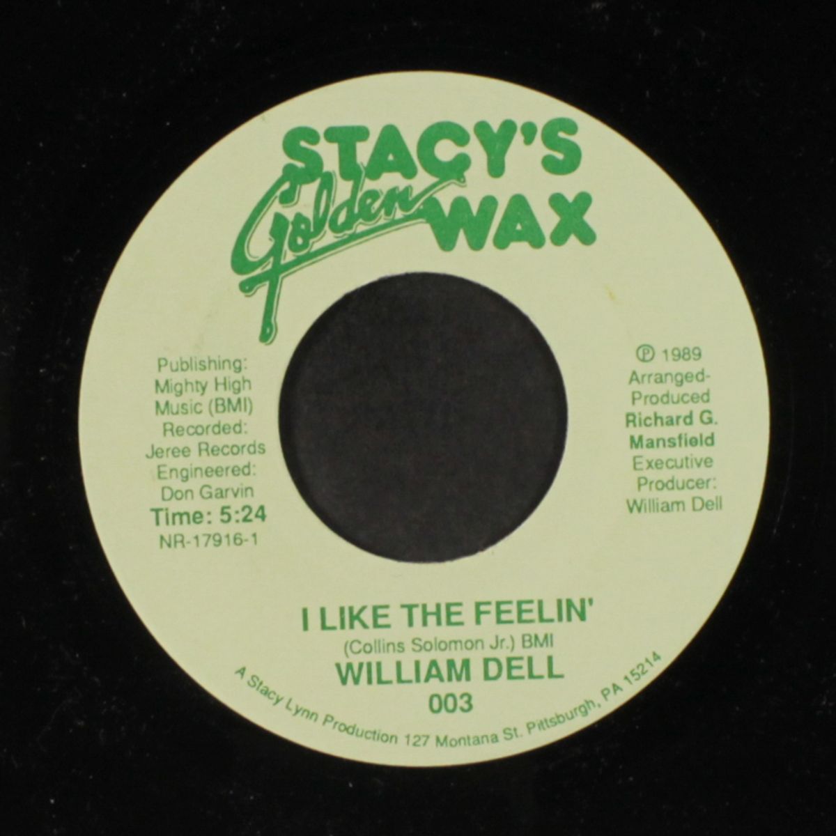 i like the feelin' / same by WILLIAM DELL