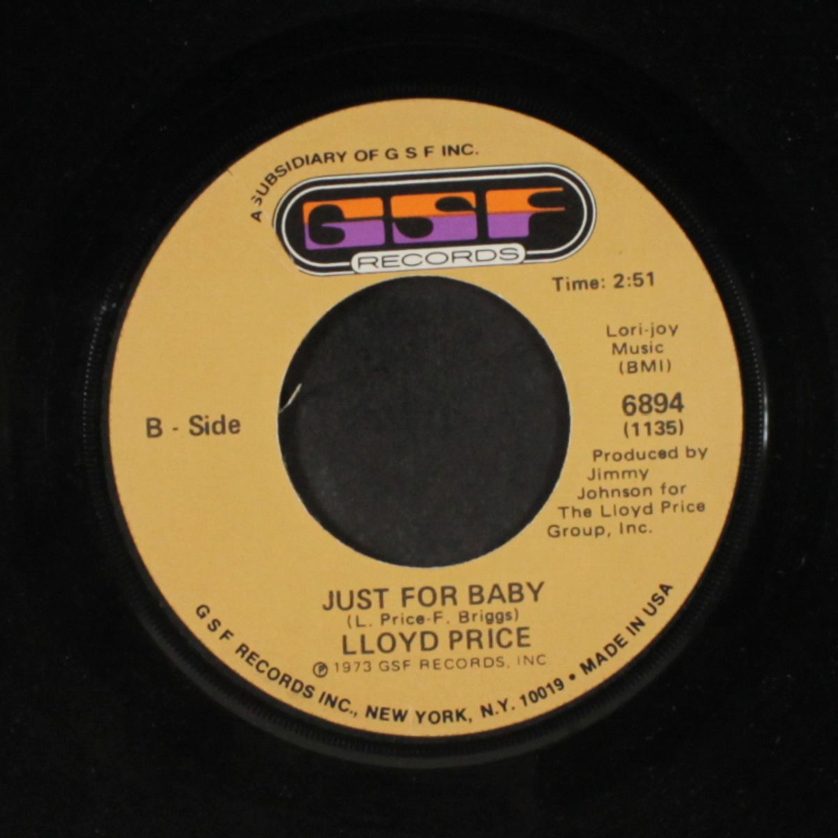 love music / just for baby by LLOYD PRICE
