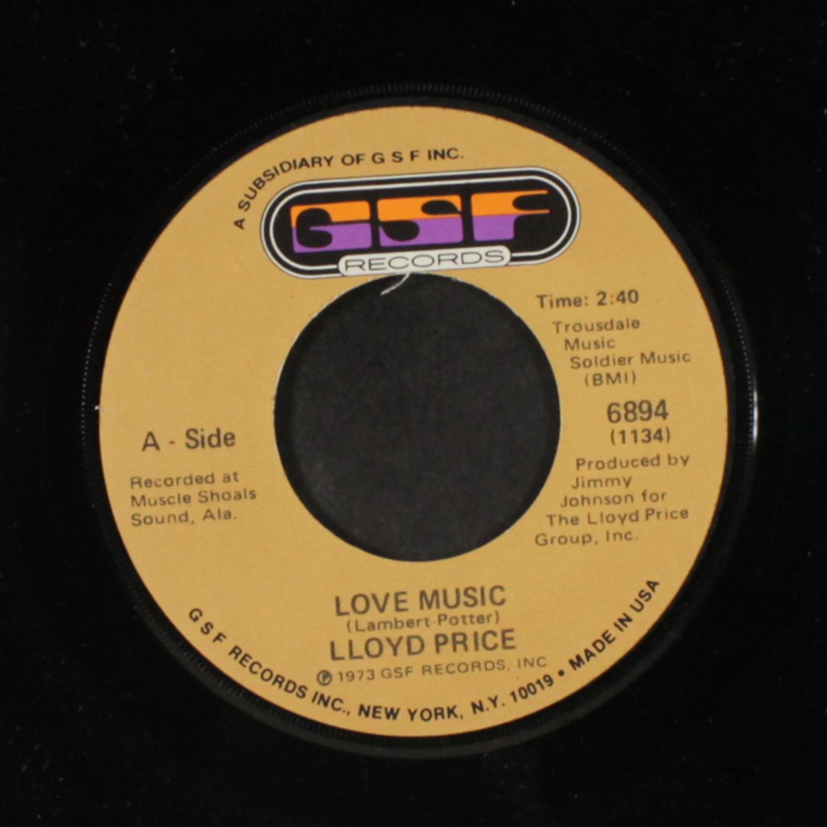 love music / just for baby by LLOYD PRICE