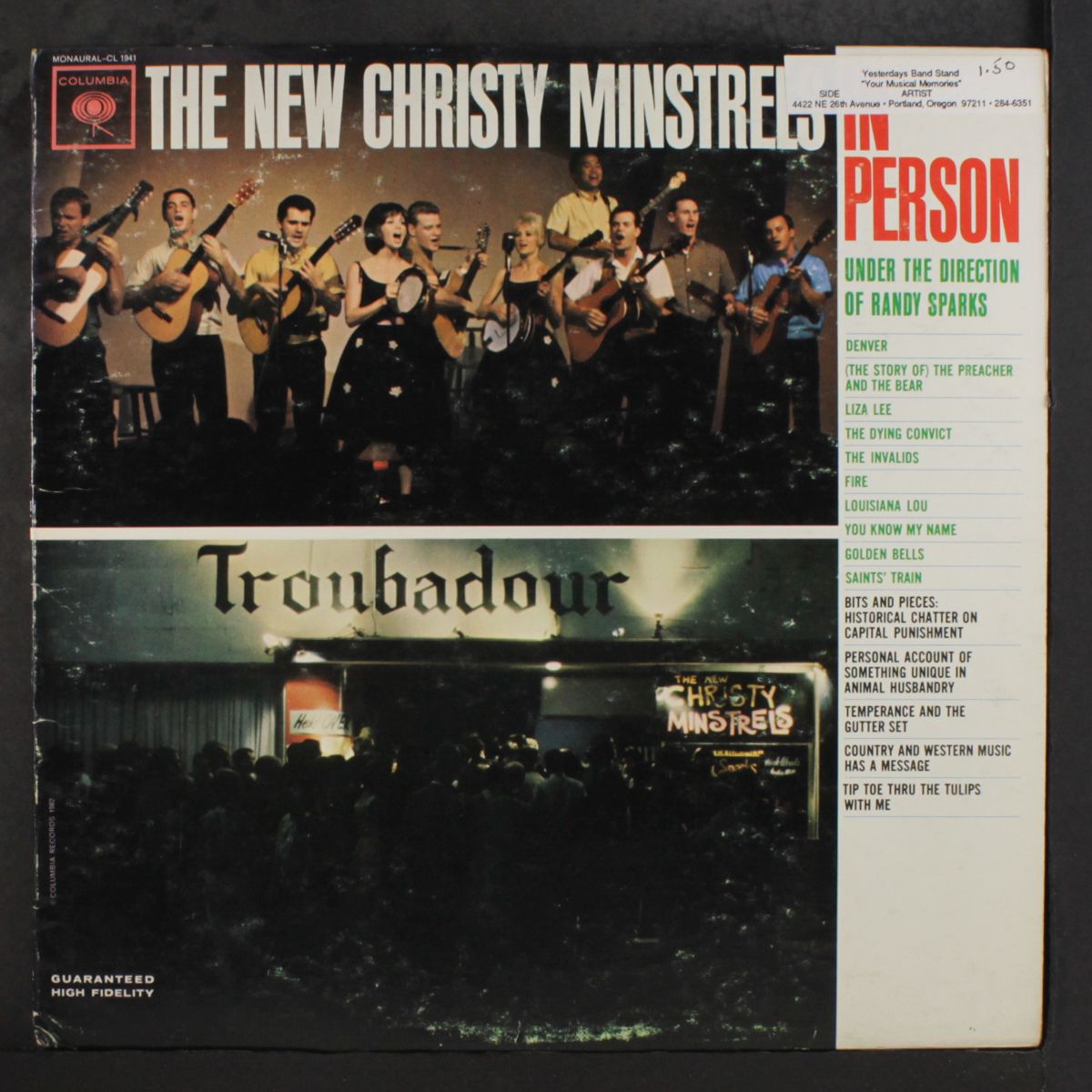 in person by NEW CHRISTY MINSTRELS