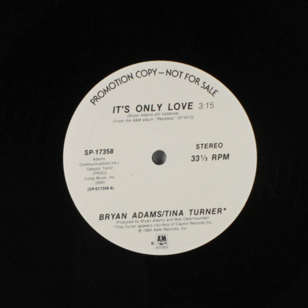 it's only love by BRYAN ADAMS & TINA TURNER