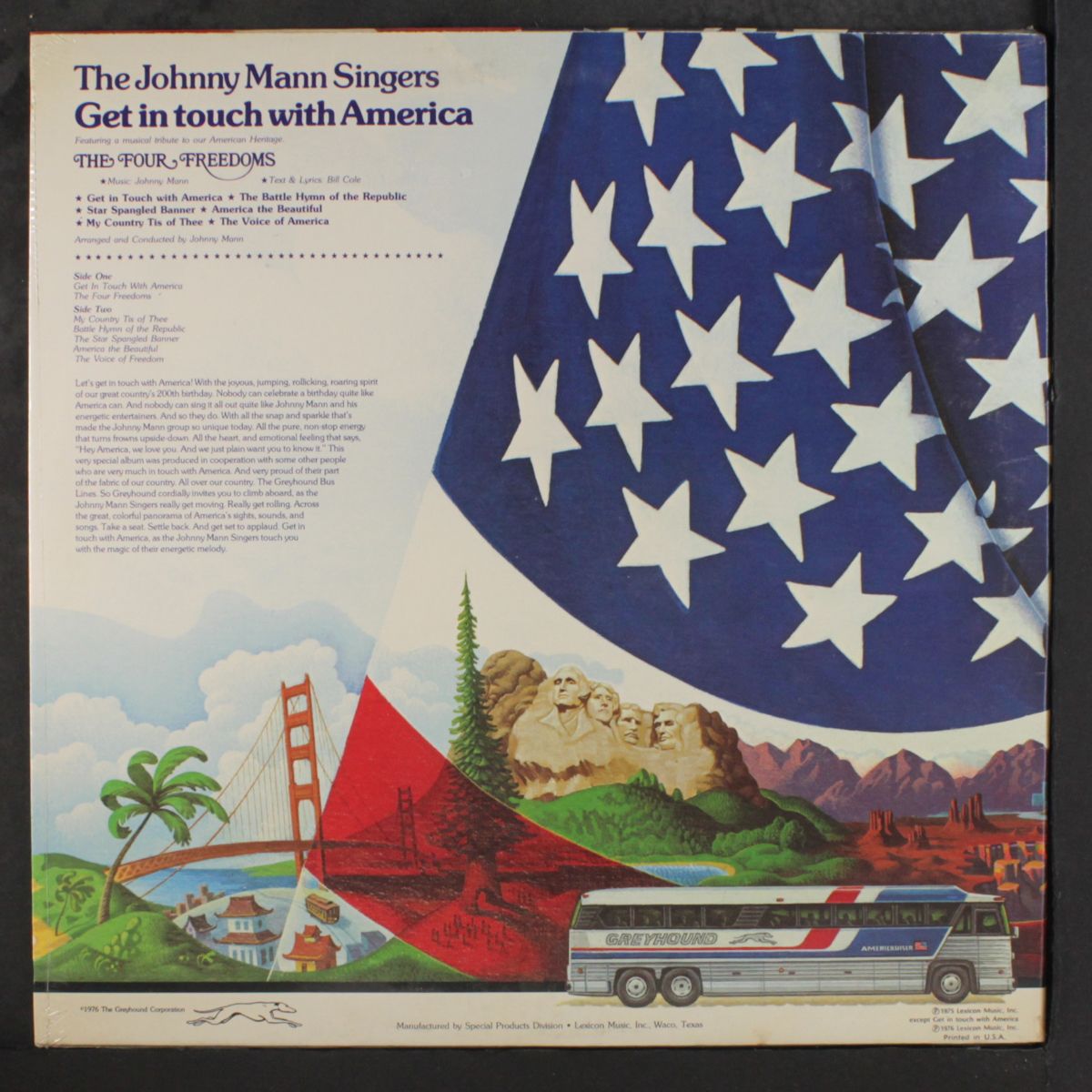 get in touch with america by JOHNNY MANN SINGERS