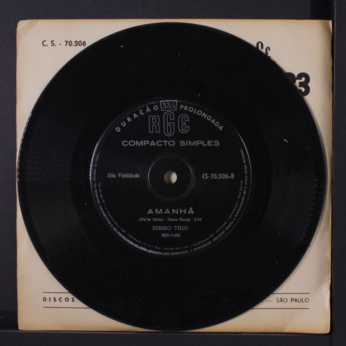 tristeza / amanha by ZIMBO TRIO