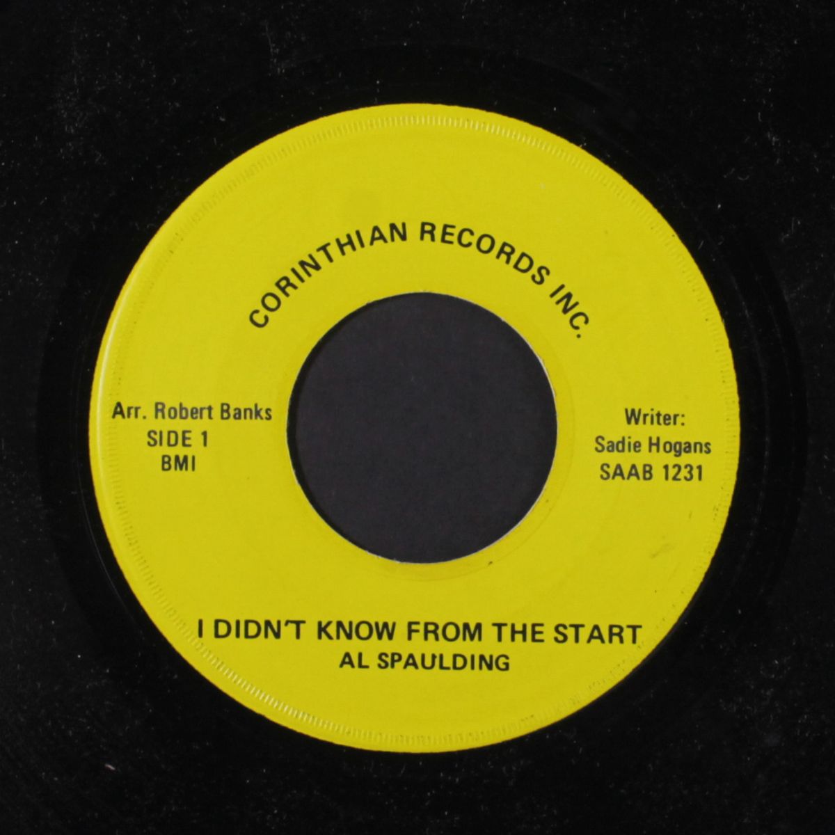 i didn't know from the start / wining on the losing end by AL SPAULDING