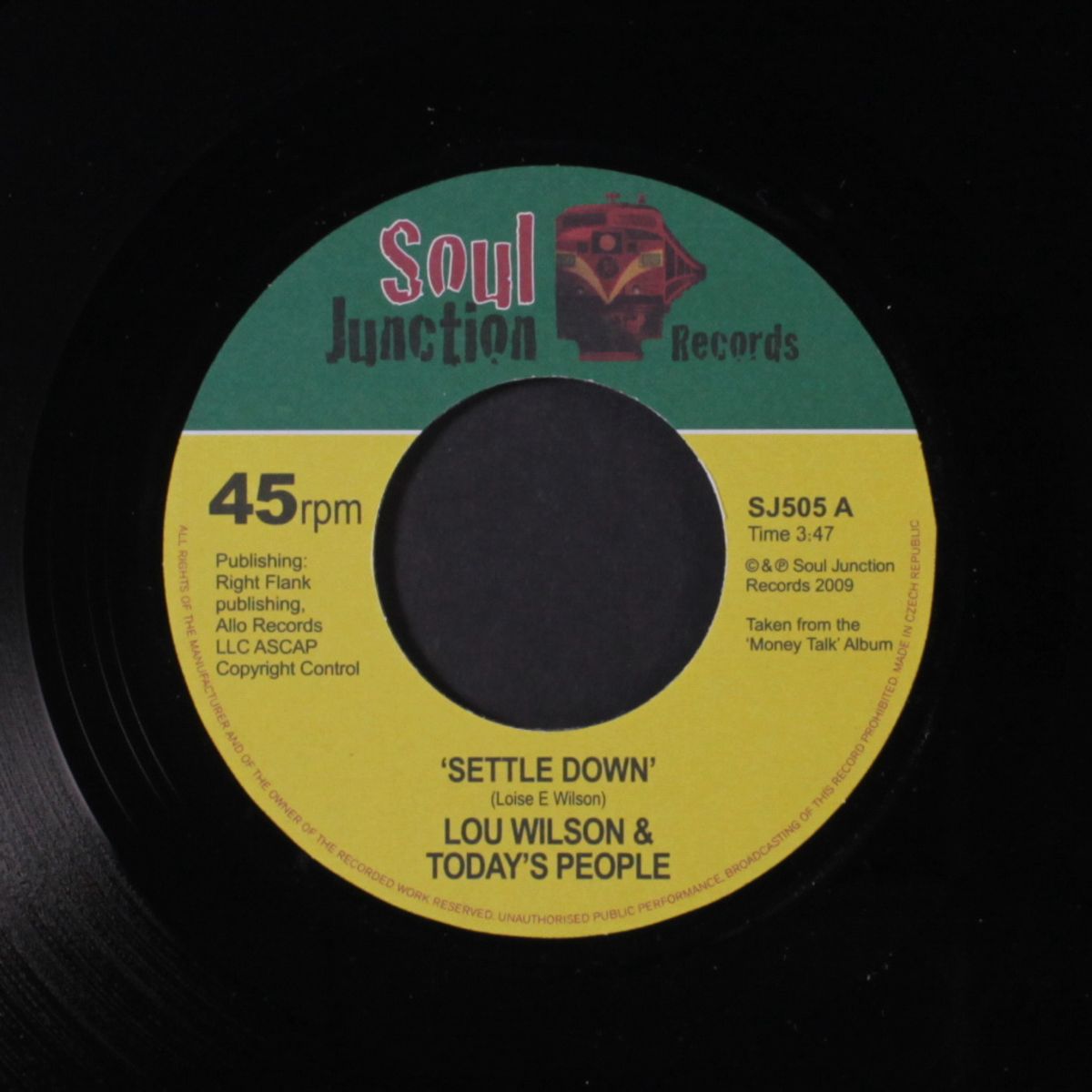 settle down / around the corner from love by LOU WILSON & TODAY'S PEOPLE