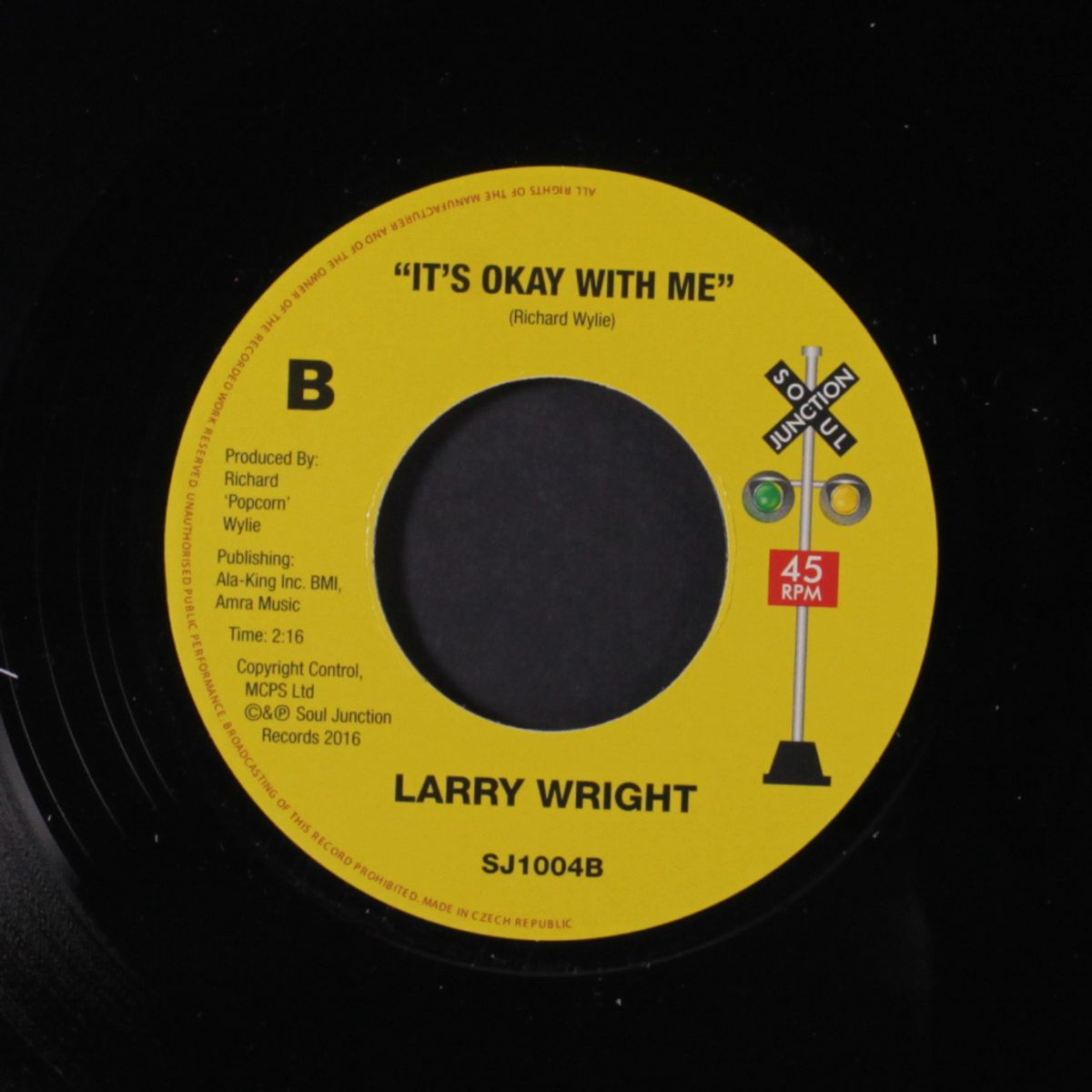 the man / it's okay with me by FOUR REAL INC. / LARRY WRIGHT