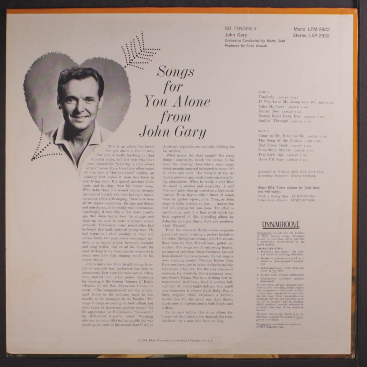 so tenderly by JOHN GARY