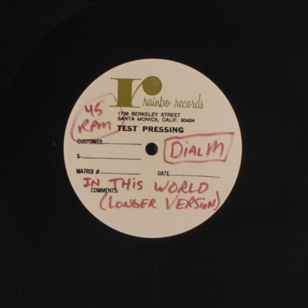 time / in this world by DIAL M