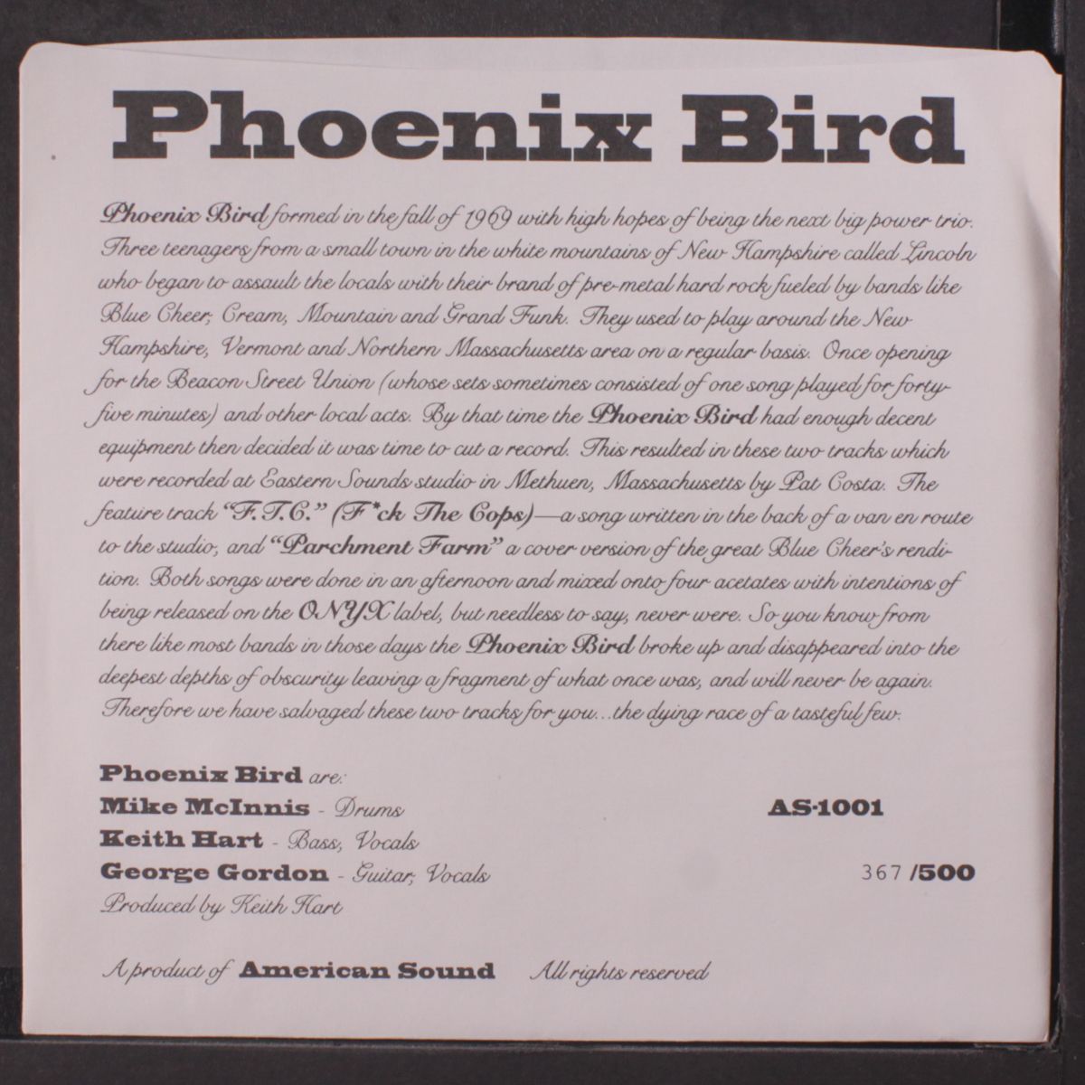 f.t.c. / parchment farm by PHOENIX BIRD