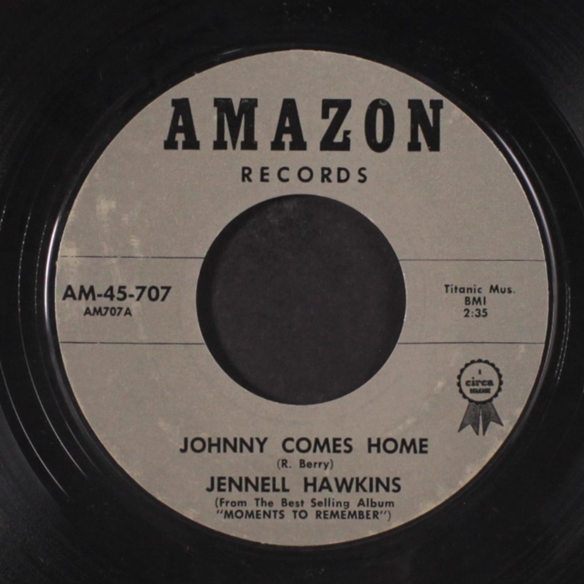 johnny comes home / sweet memories by JENNELL HAWKINS