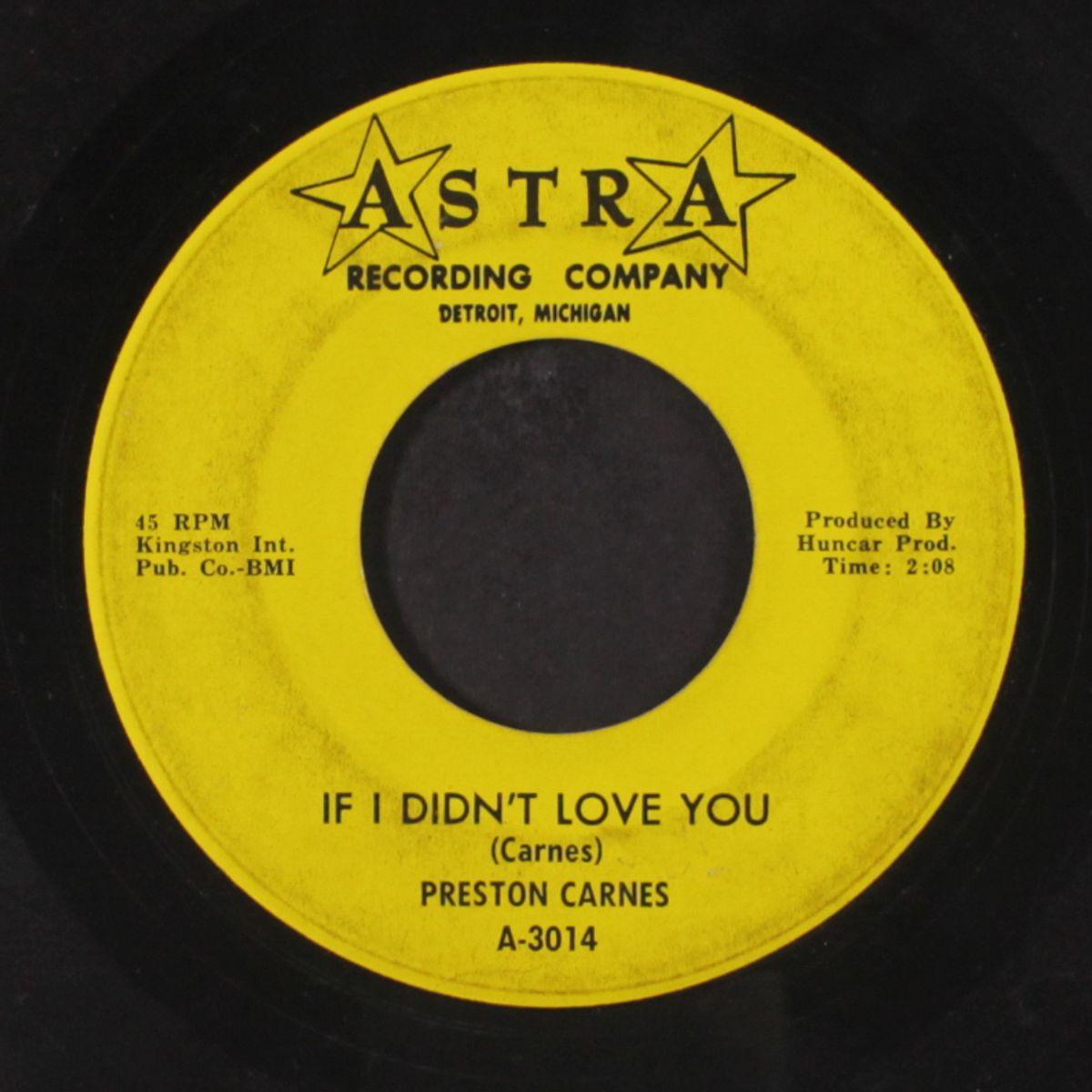 if i didn't love you / come on heart by PRESTON CARNES