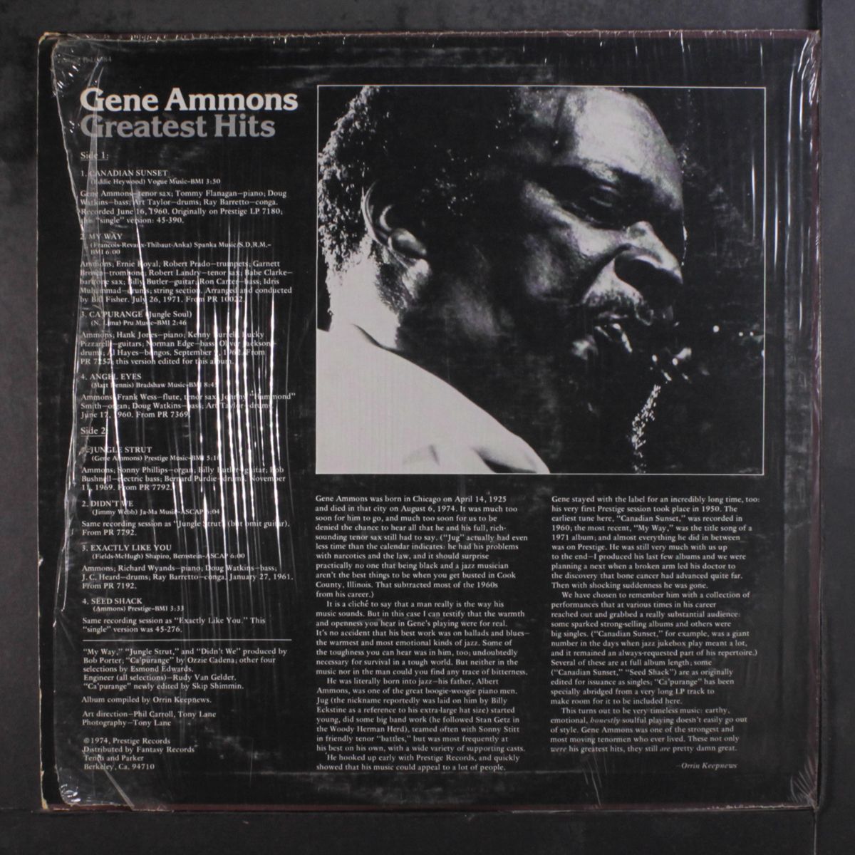 greatest hits by GENE AMMONS