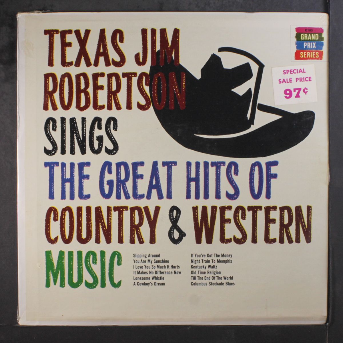 sings the greatest hits of c&w music by TEXAS JIM ROBERTSON