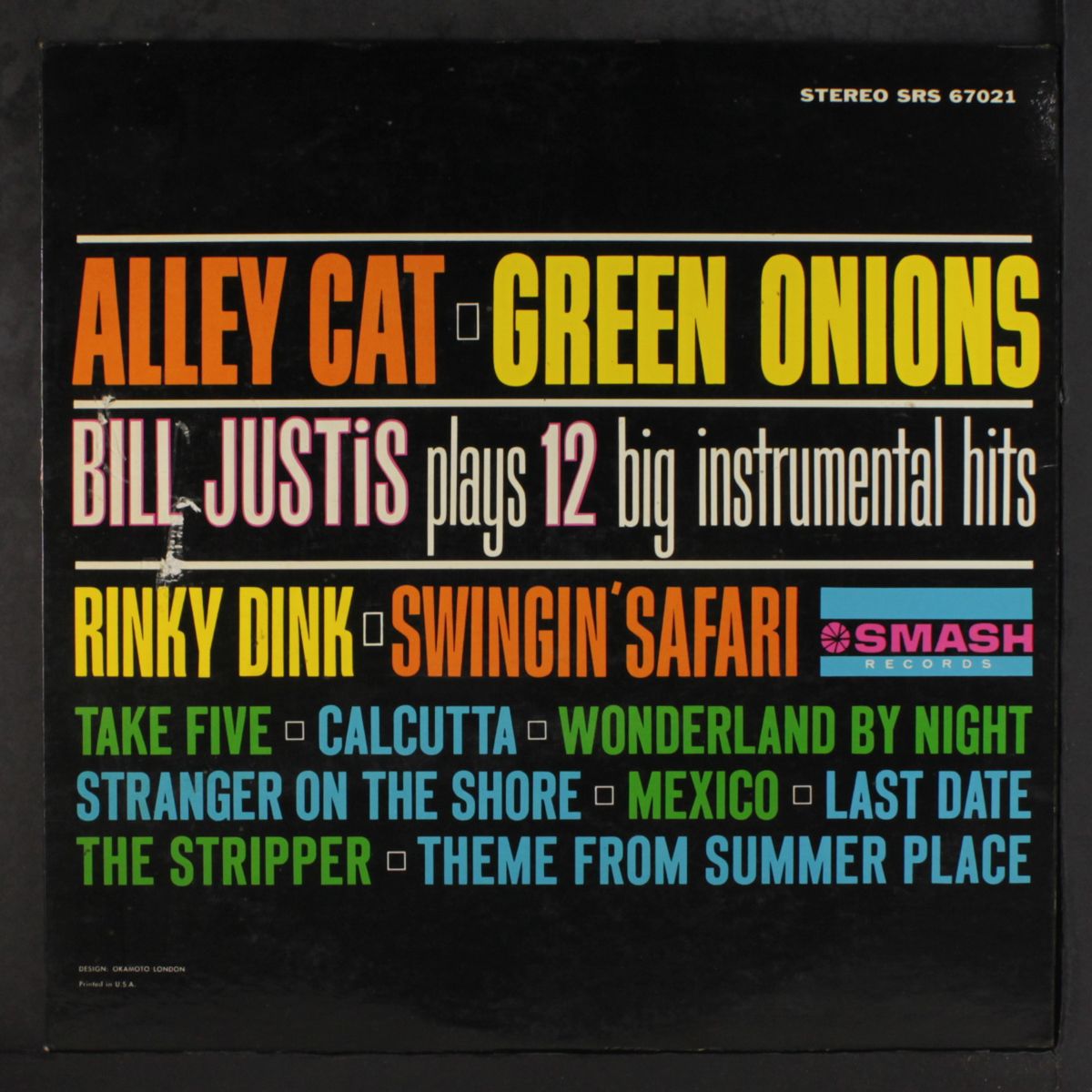 plays hot hits of our time by BILL JUSTIS