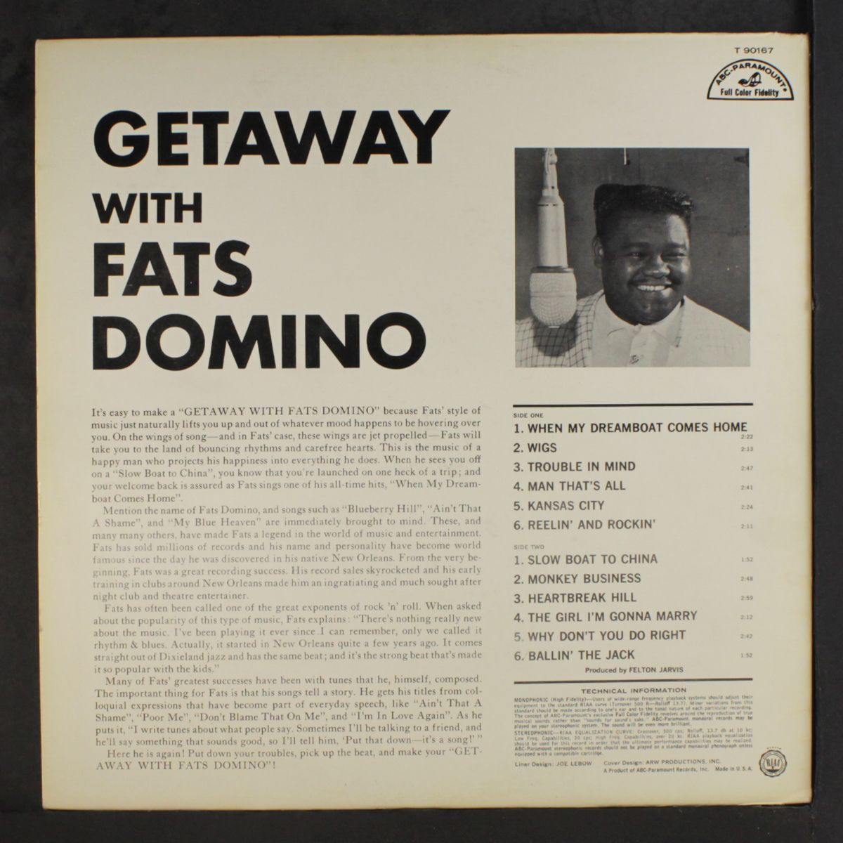 getaway with by FATS DOMINO