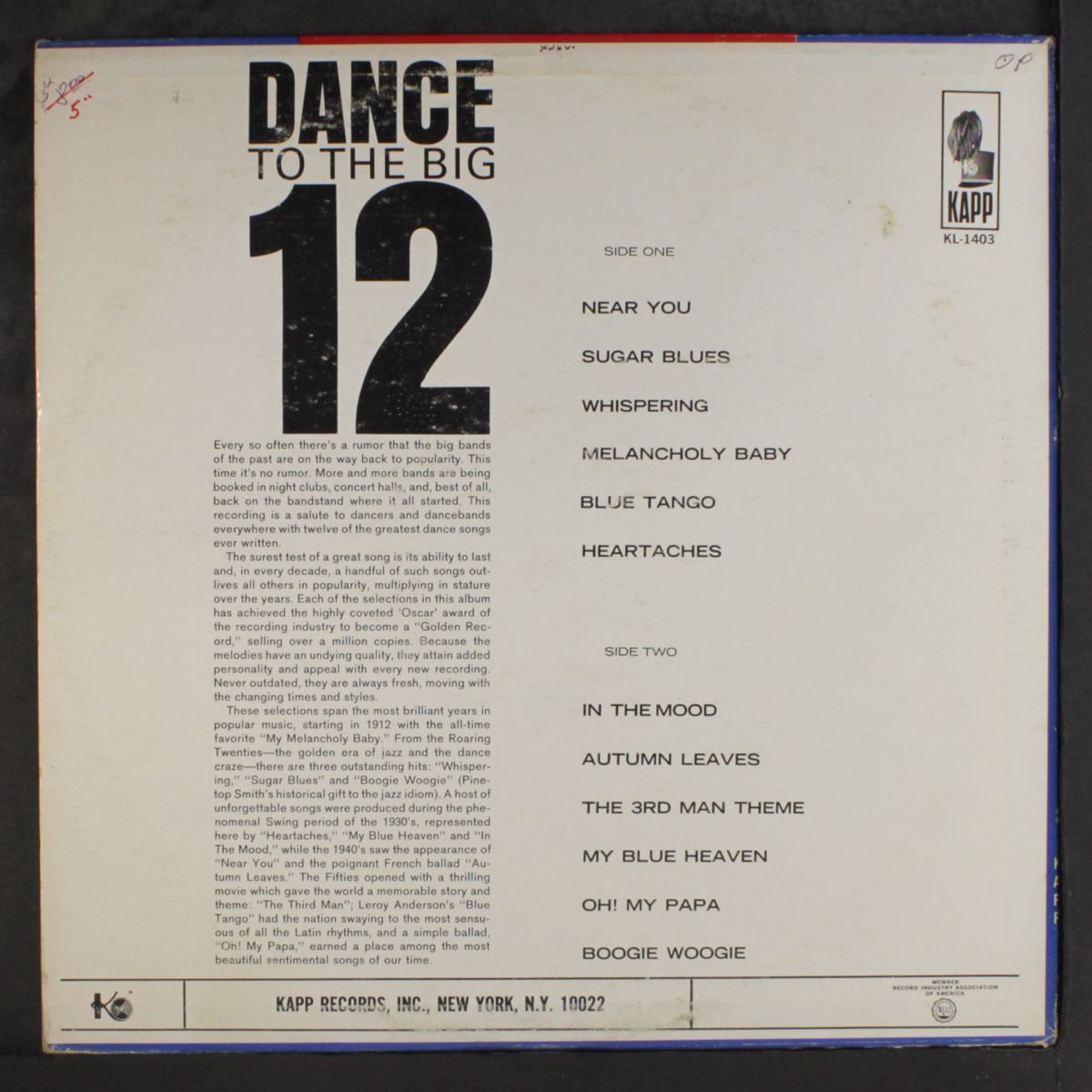 dance to the big 12 by BUDDY BURTON