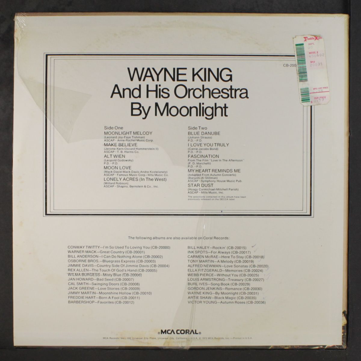 by moonlight by WAYNE KING