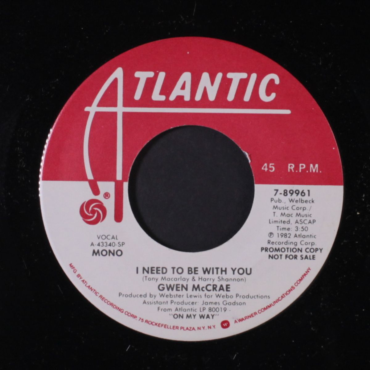 i need to be with you / mono by GWEN MCCRAE