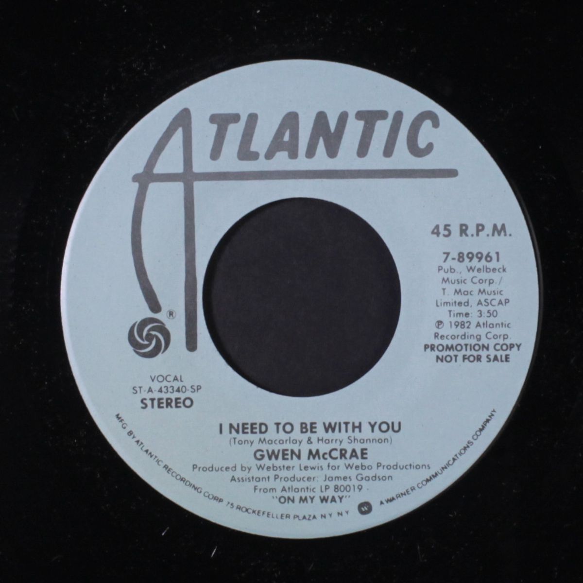i need to be with you / mono by GWEN MCCRAE