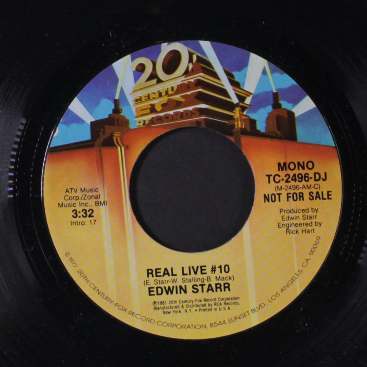 real live #10 / mono by EDWIN STARR