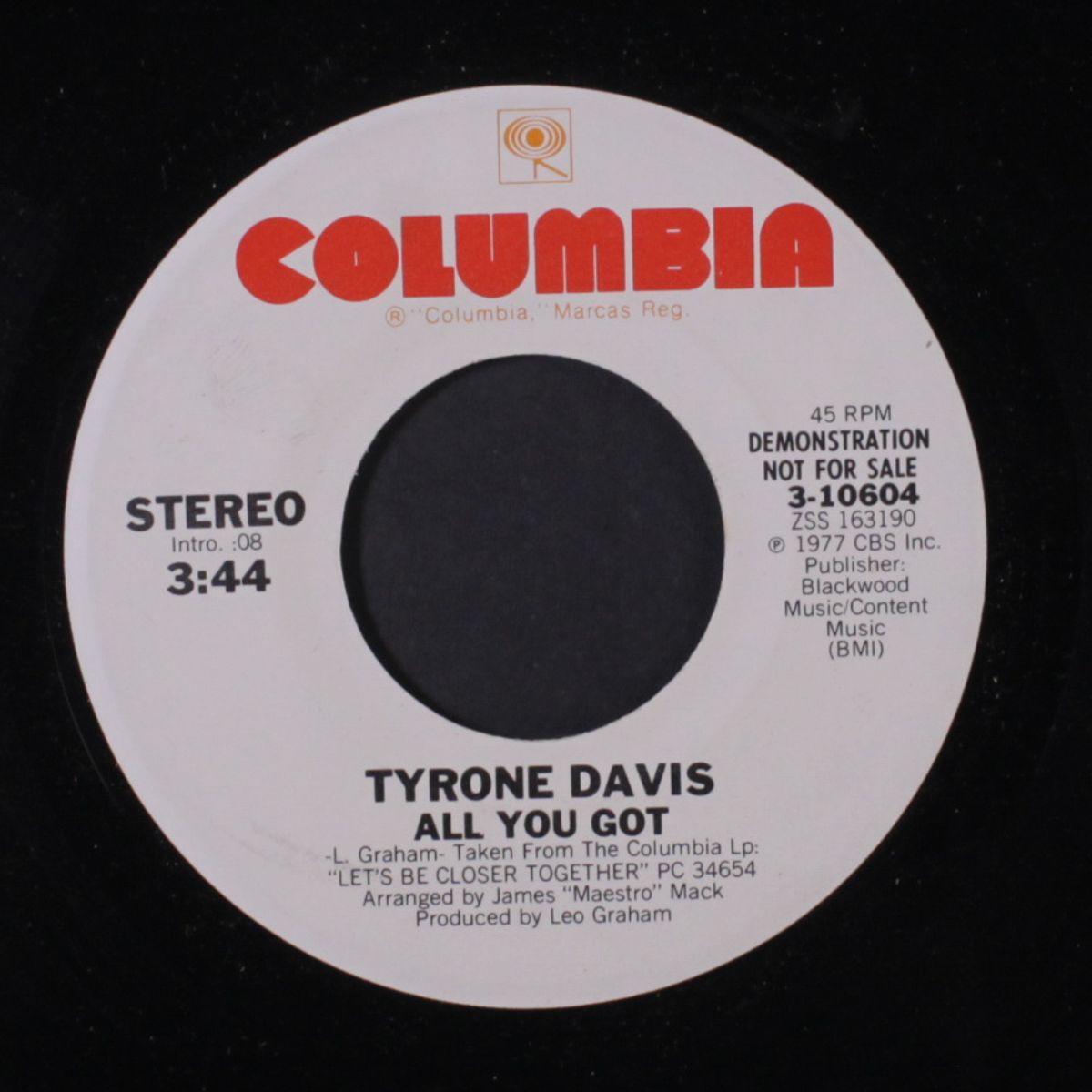 all you got / mono by TYRONE DAVIS