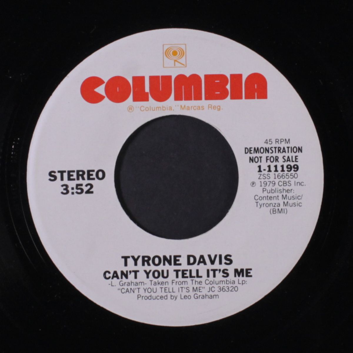 can't you tell it's me / same by TYRONE DAVIS
