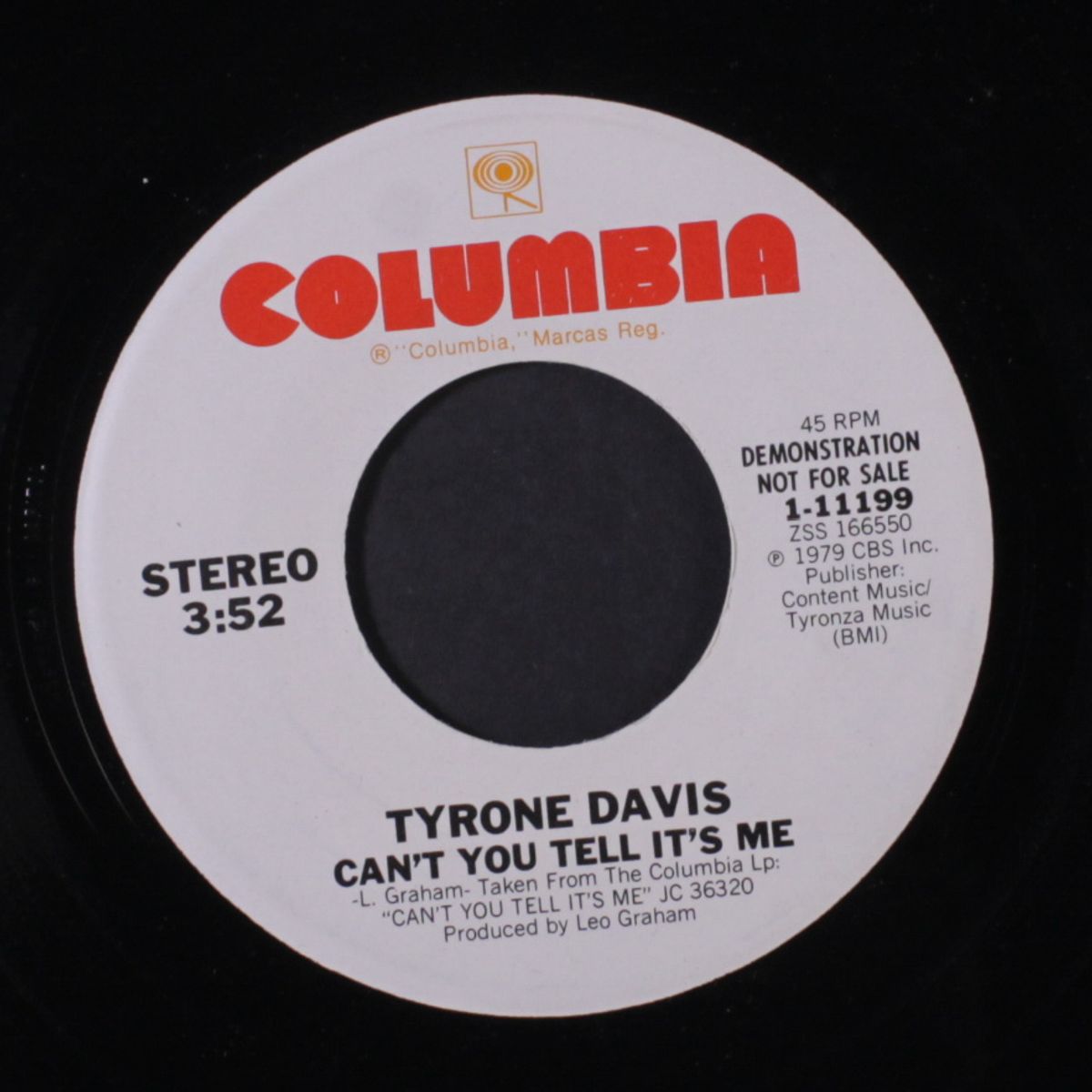 can't you tell it's me / same by TYRONE DAVIS