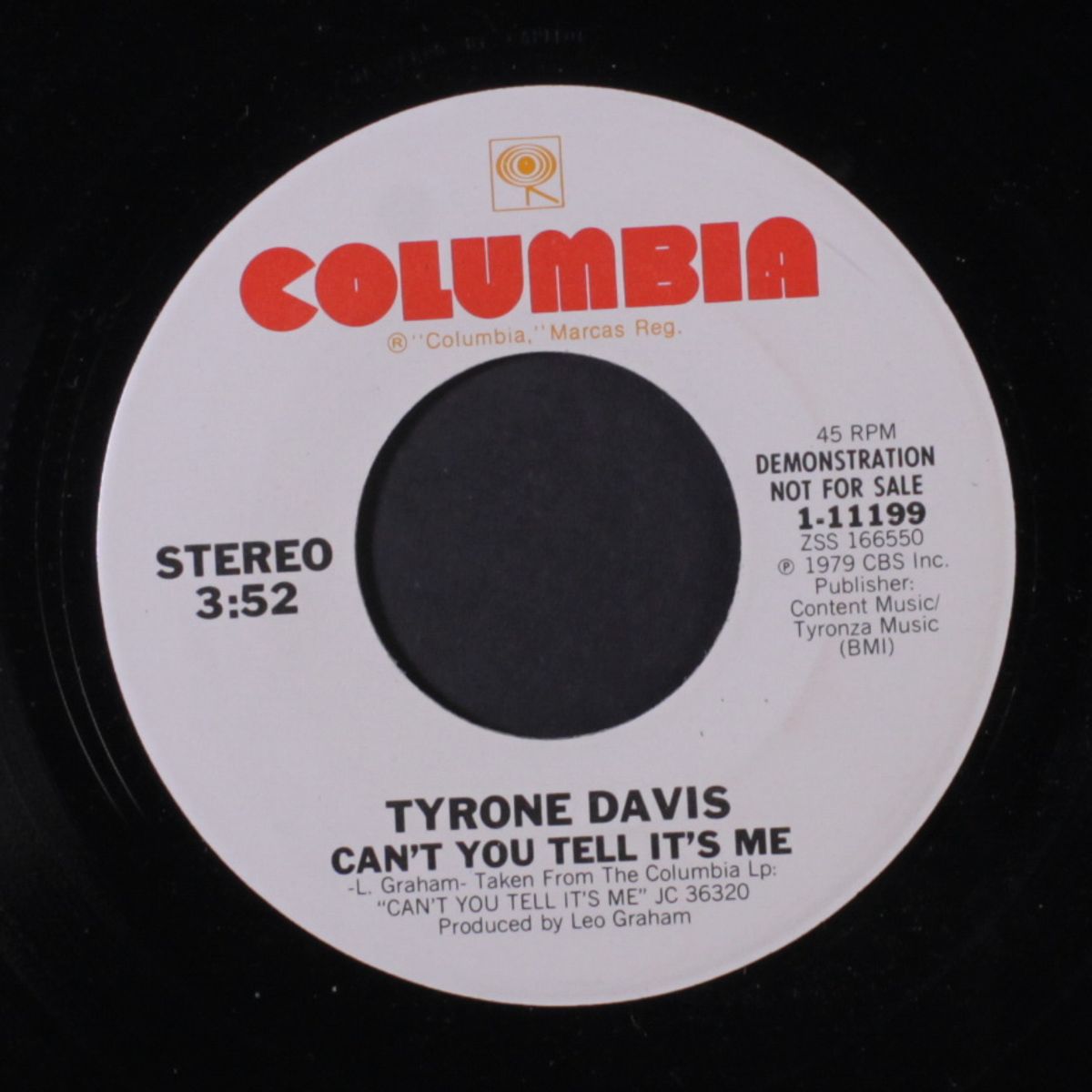 can't you tell it's me / same by TYRONE DAVIS