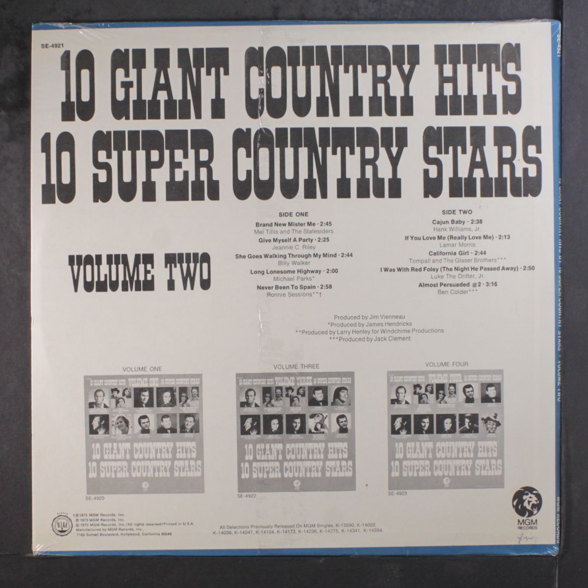 10 giant country hits, vol. 2 by VARIOUS