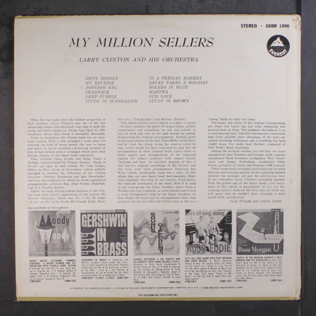 my million sellers by LARRY CLINTON