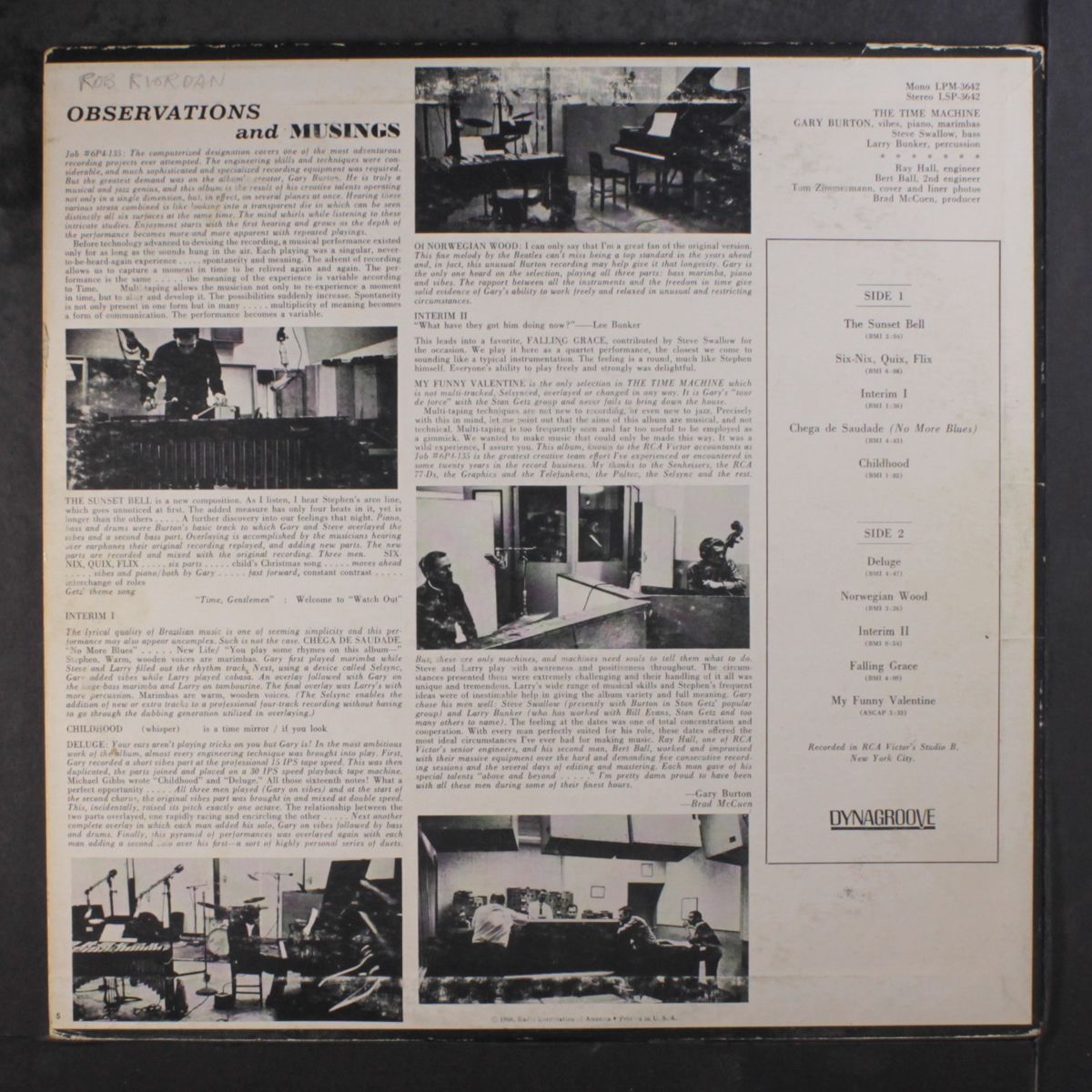 the time machine by GARY BURTON
