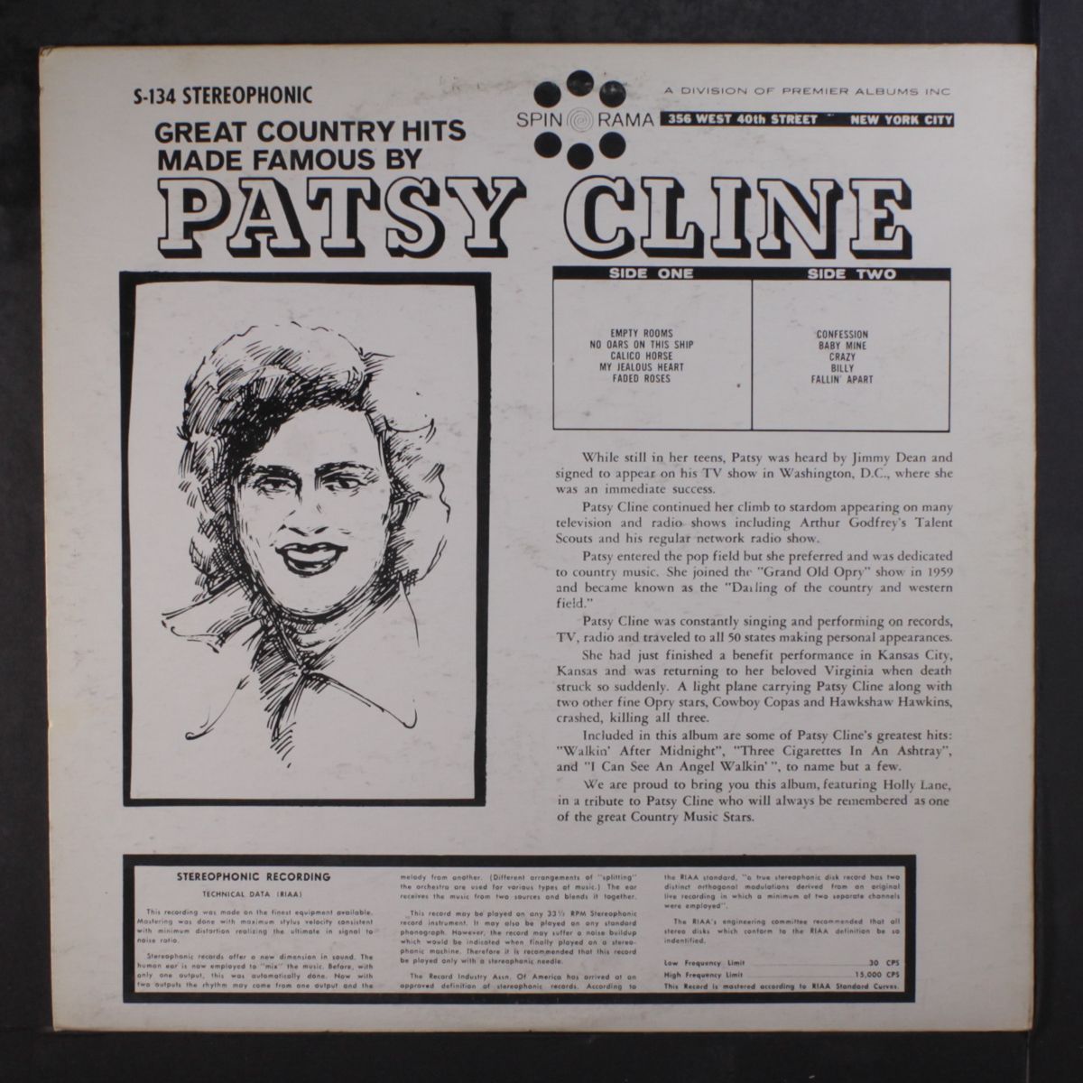 great country hits made famous by patsy cline by BARBARA BROWN