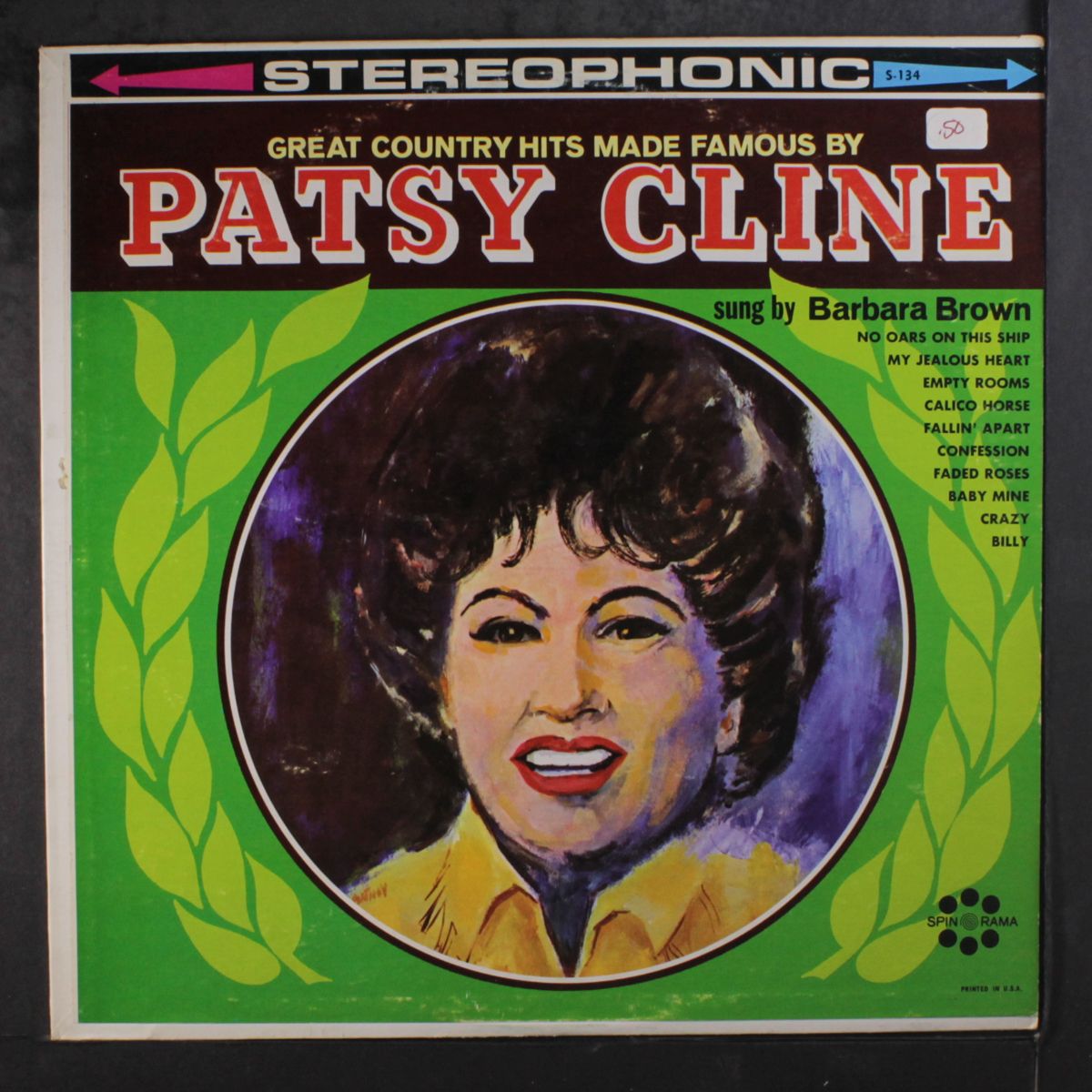 great country hits made famous by patsy cline by BARBARA BROWN