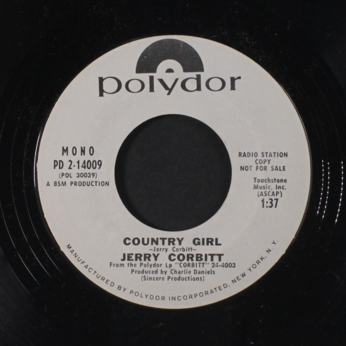 country girl / mono by JERRY CORBITT