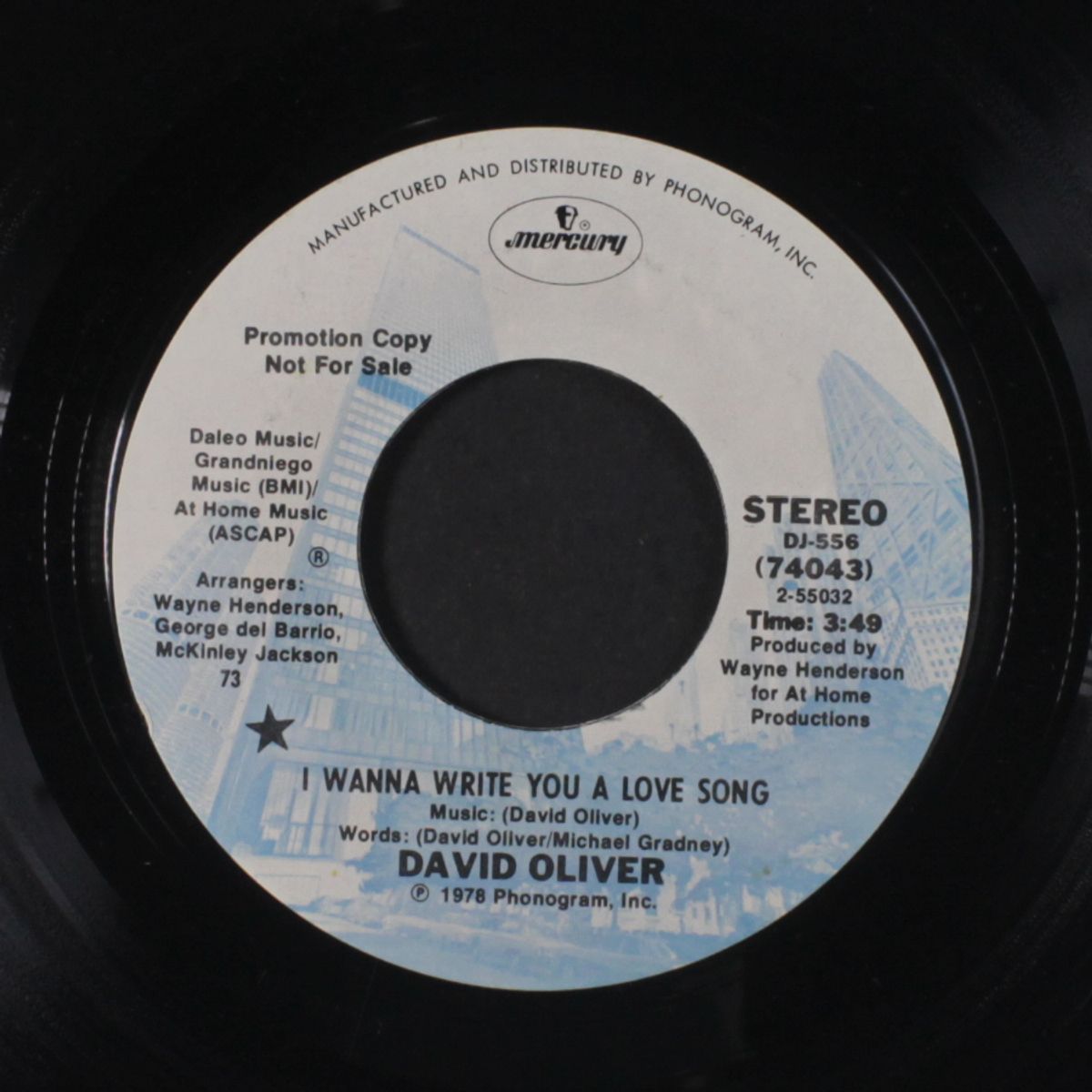 i wanna write you a love song / same by DAVID OLIVER