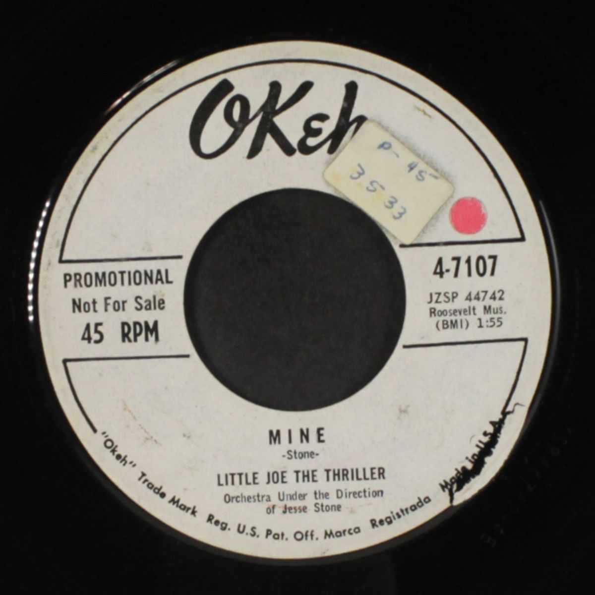 it too bad we had to say goodbye / mine by LITTLE JOE THE THRILLER