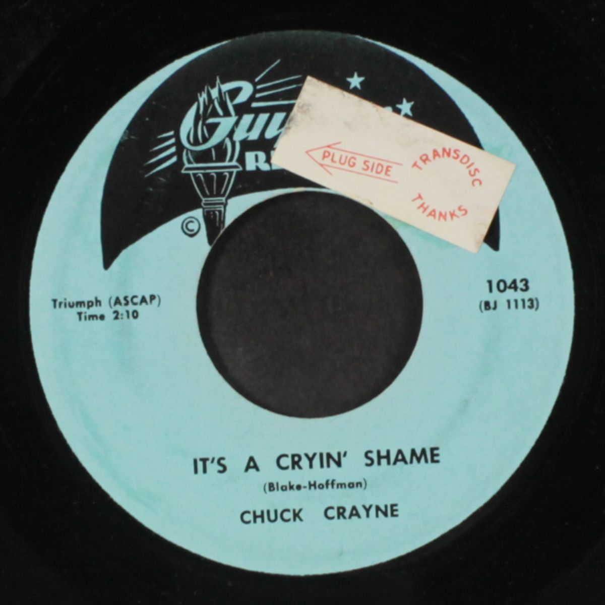 it's a cryin' shame by CHUCK CRAYNE