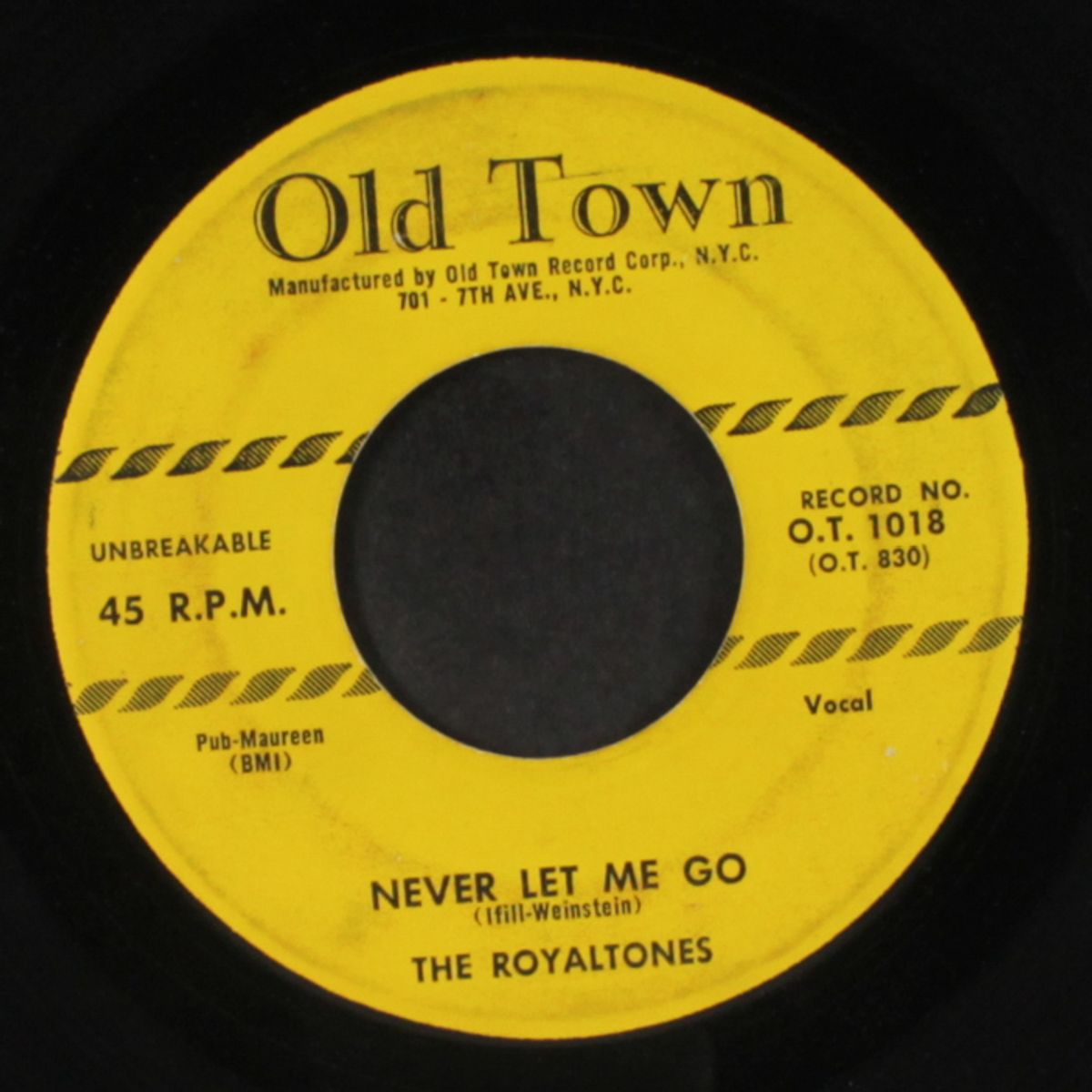 never let me go / crazy love by ROYALTONES