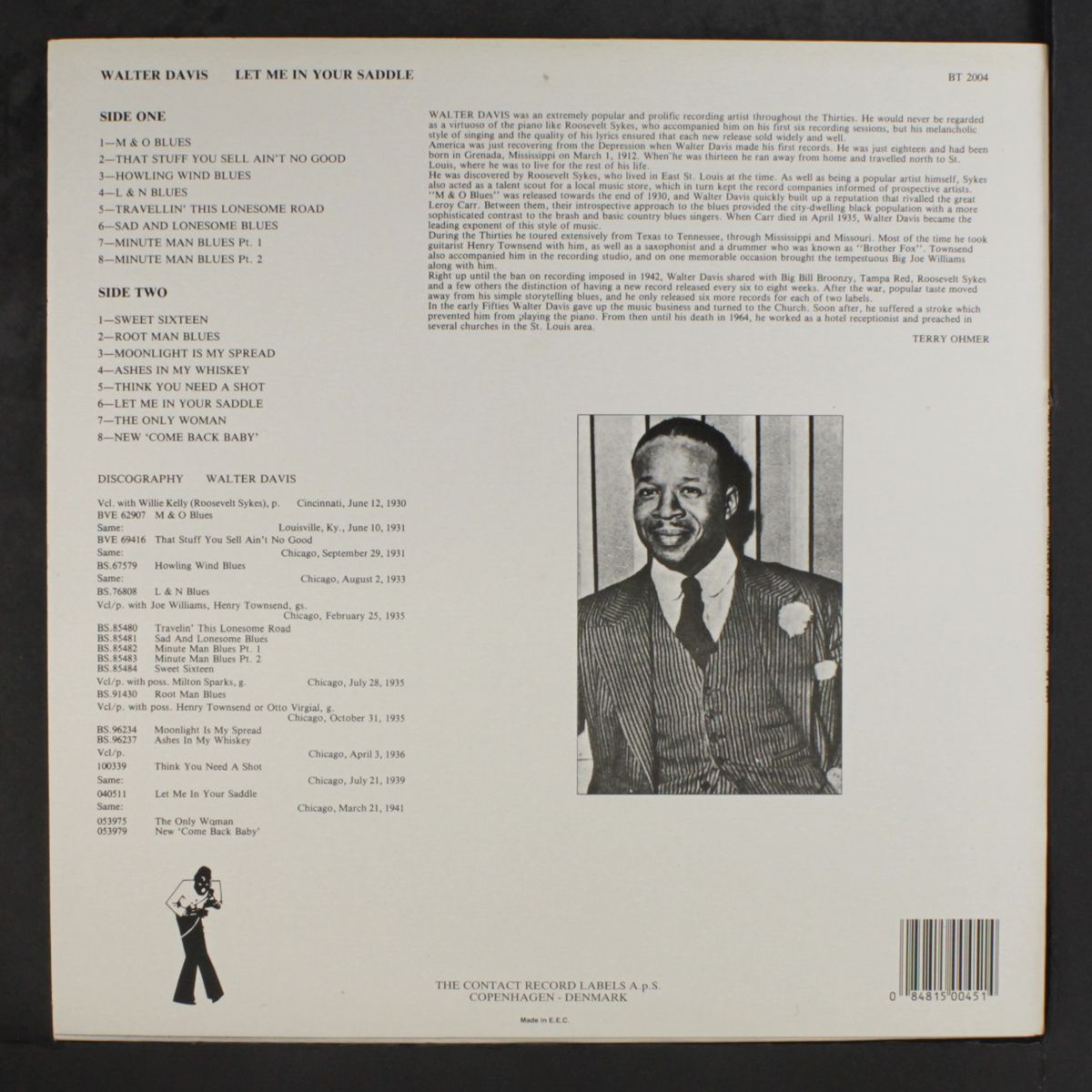 let me in your saddle by WALTER DAVIS