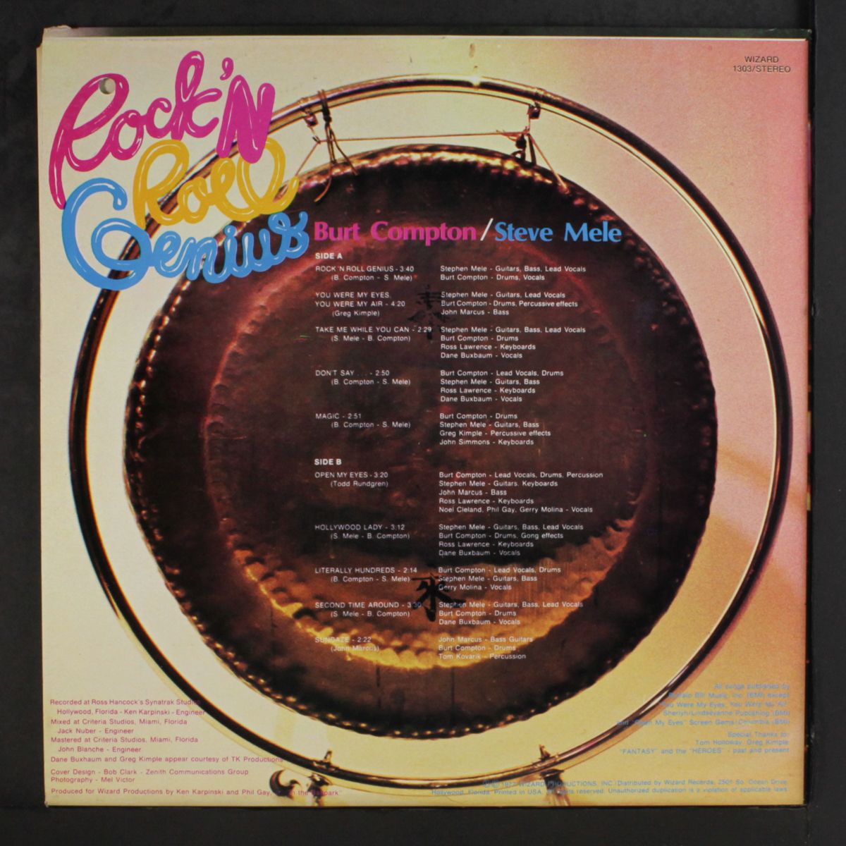 rock 'n roll genius by BURT COMPTON & STEVE MELE