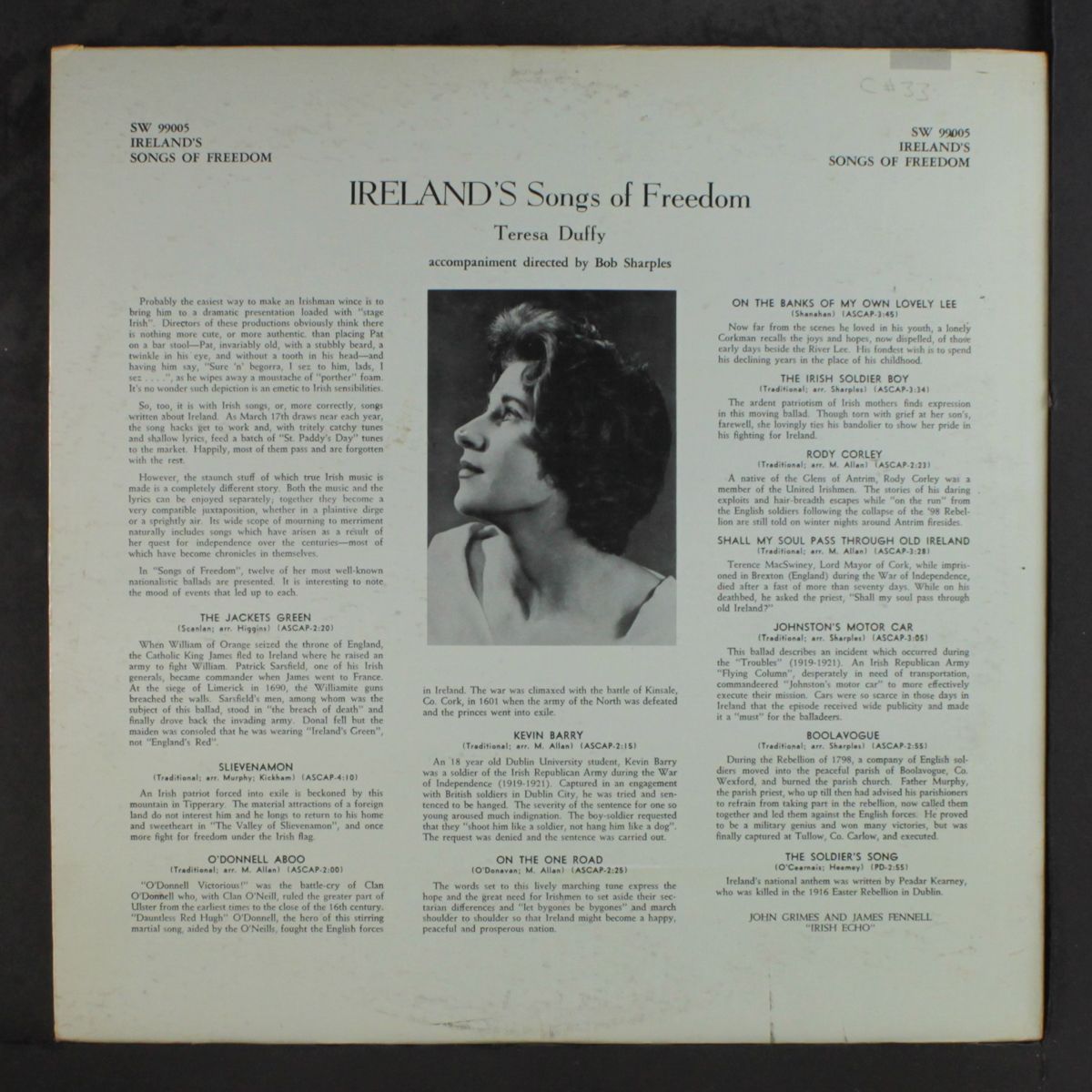 ireland's songs of freedom by TERESA DUFFY