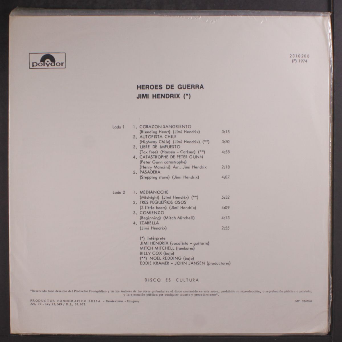 heroes de guerra by JIMI HENDRIX