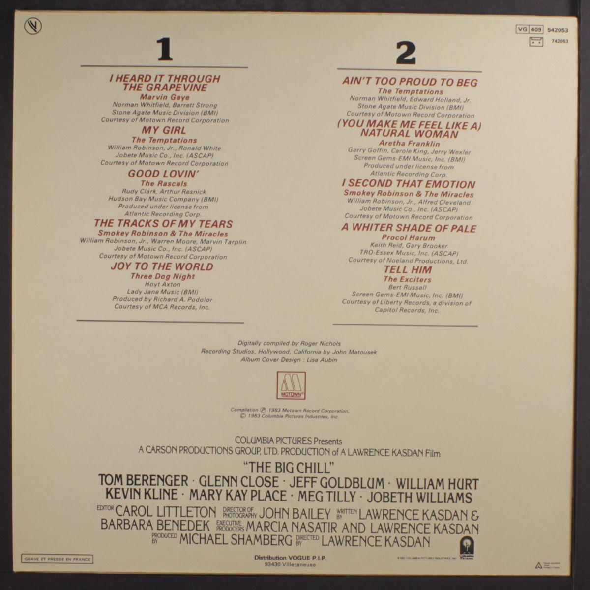 the big chill by SOUNDTRACK