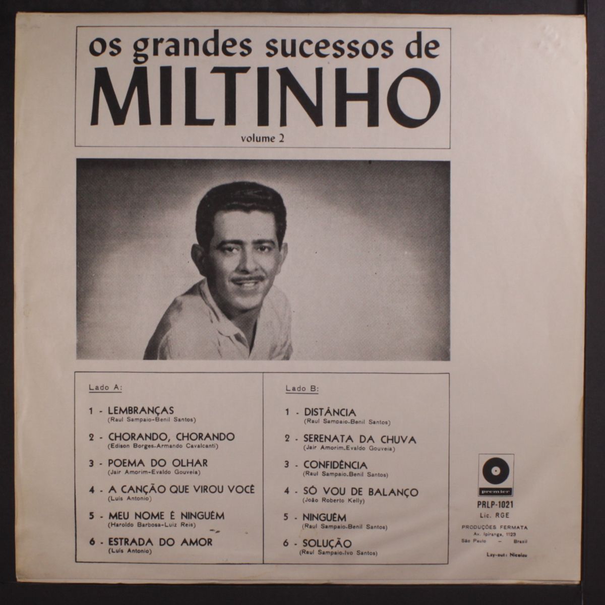 os grandes sucessos de, vol. 2 by MILTINHO
