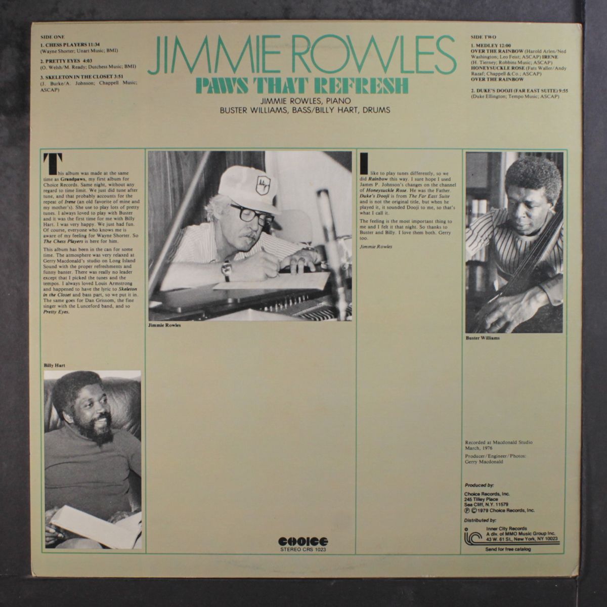 paws that refresh by JIMMIE ROWLES