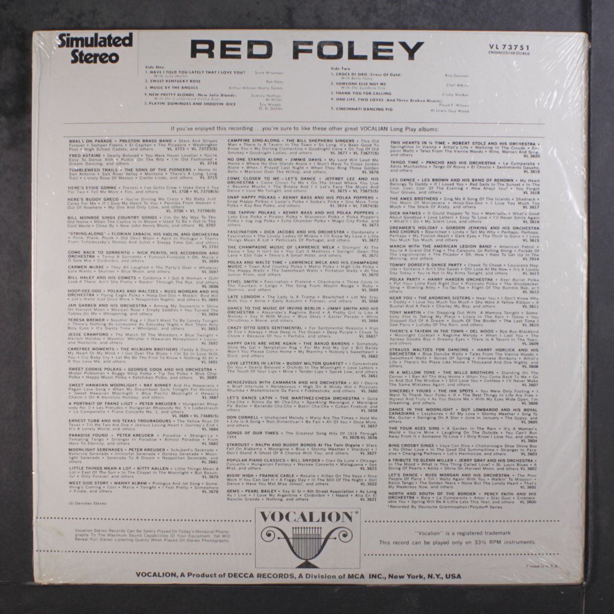 red foley by RED FOLEY